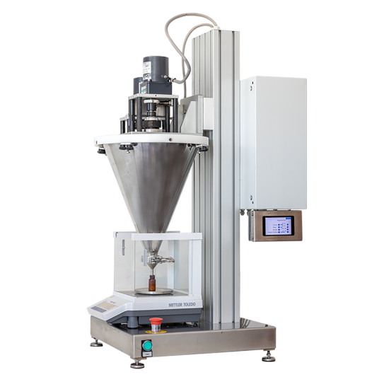 Screw feeder powder feeder with precision scale